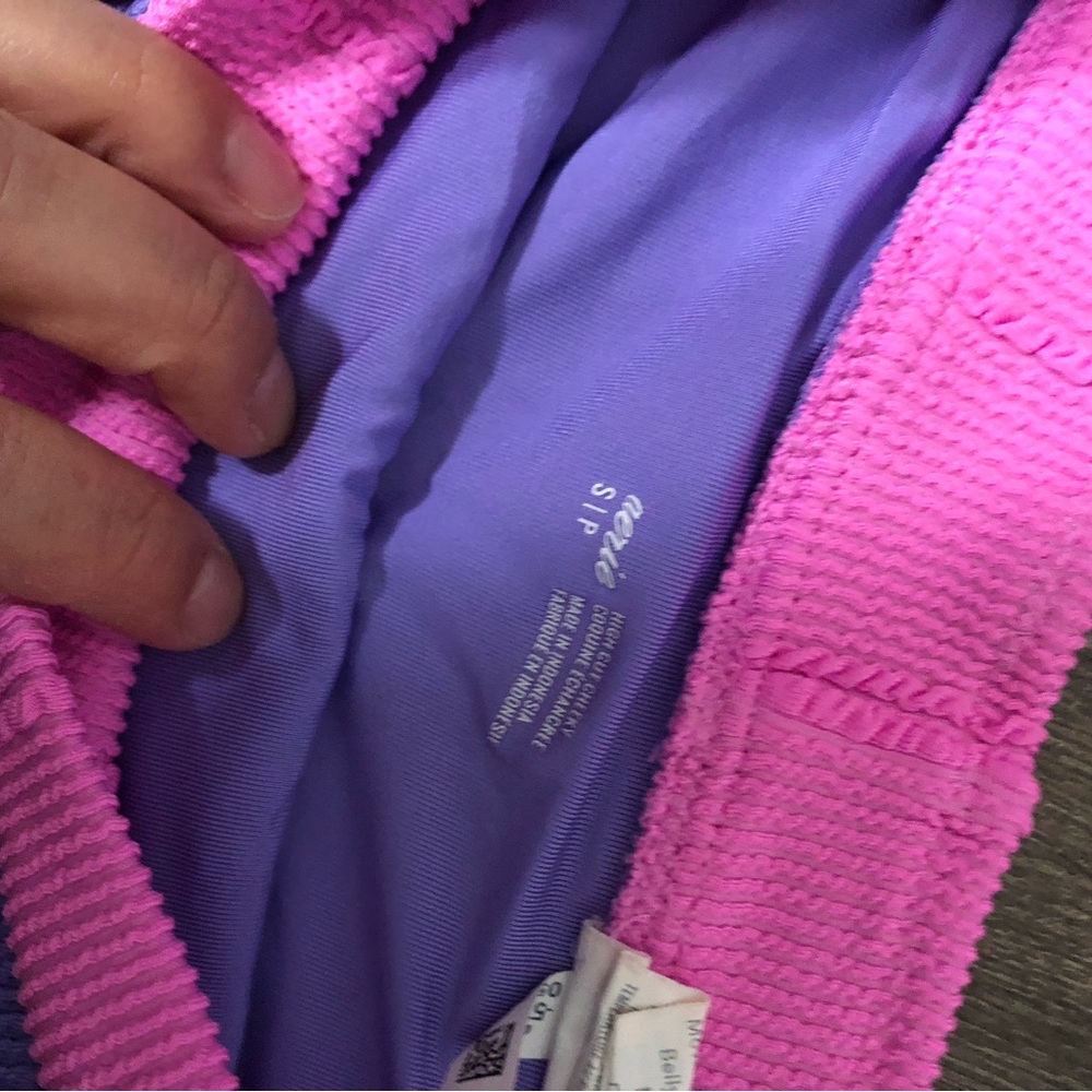 Aerie Purple Bikini with Pink Accents - Picture 3 of 5